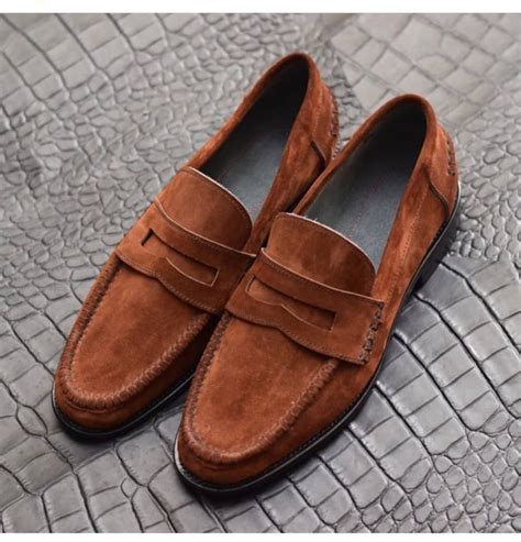 Men's Suede Dress Loafers 